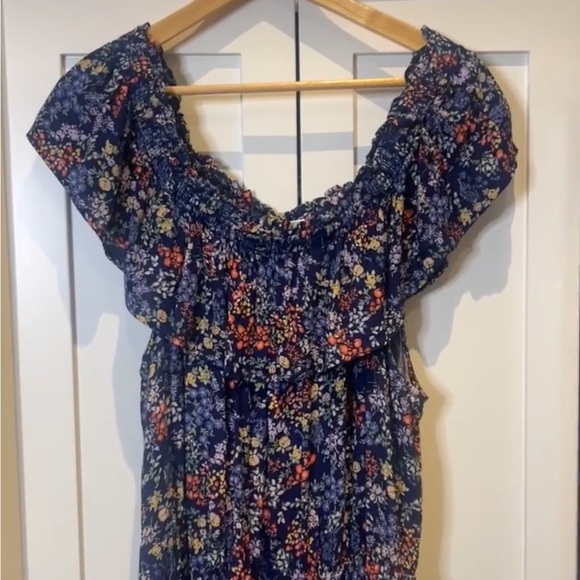 Additional Elle Floral Off the Shoulder Ruffle Top MIDI Dress Size 3x - Picture 16 of 16
